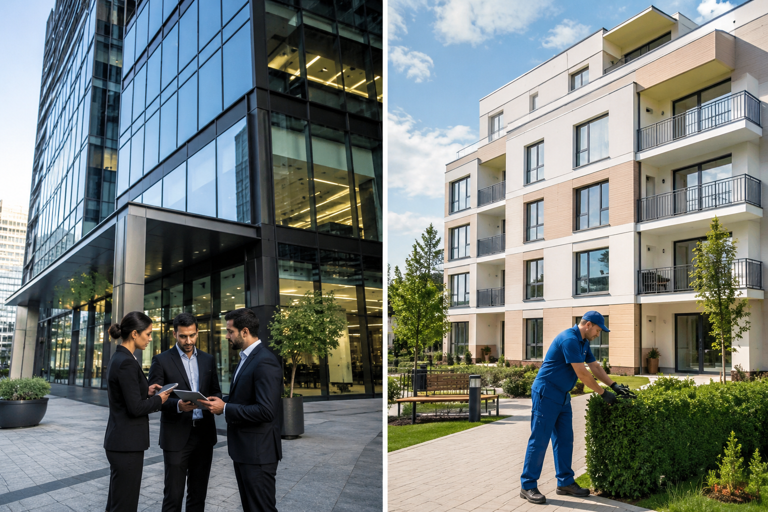 Commercial vs Residential Building Facility Management: What's Different?