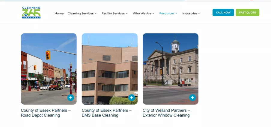 Cleaning 365 Services - commercial cleaning in Ontario and British Columbia. 

